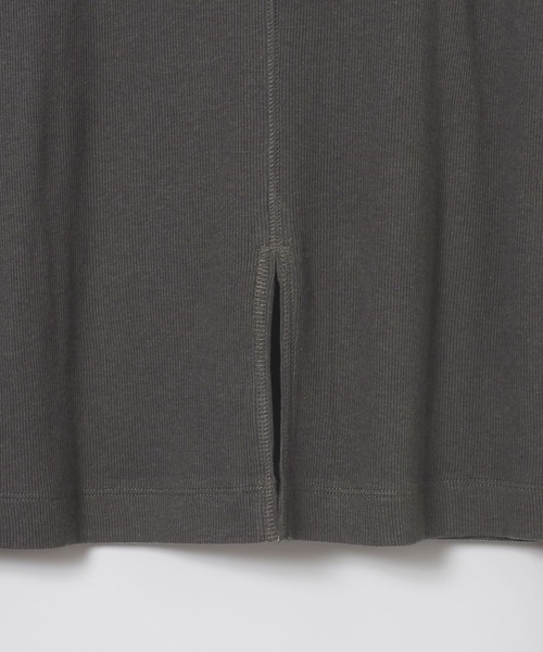 LEPSIM(レプシィム)の「針抜きテレコインナー 601689(Tシャツ/カットソー・レディース・チャコールグレー/アイボリー/ブラック/ブラウン・FREE)」の11枚目の写真