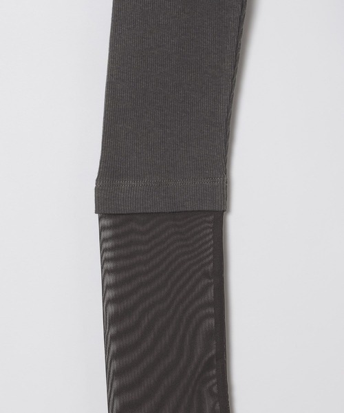 LEPSIM(レプシィム)の「針抜きテレコインナー 601689(Tシャツ/カットソー・レディース・チャコールグレー/アイボリー/ブラック/ブラウン・FREE)」の14枚目の写真