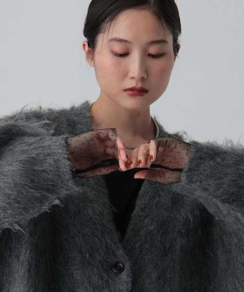 LEPSIM(レプシィム)の「針抜きテレコインナー 601689(Tシャツ/カットソー・レディース・チャコールグレー/アイボリー/ブラック/ブラウン・FREE)」の22枚目の写真