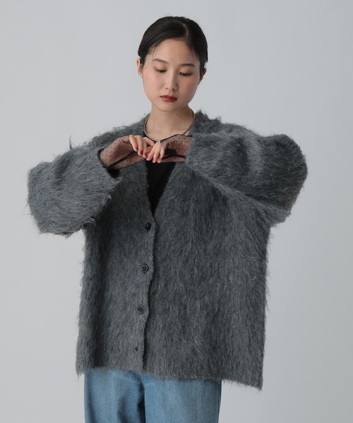 LEPSIM（レプシィム）の「針抜きテレコインナー　601689（Tシャツ/カットソー・レディース・チャコールグレー/アイボリー/ブラック/ブラウン/ピンク/オフホワイト・FREE）」の22枚目の写真