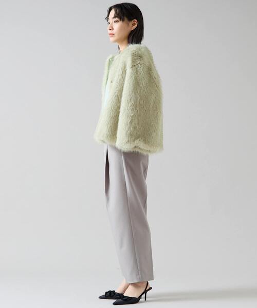 Tiara(ティアラ)の「タックバレルパンツ(その他パンツ・レディース・ブラック/ダークブラウン・2/3/4)」の5枚目の写真