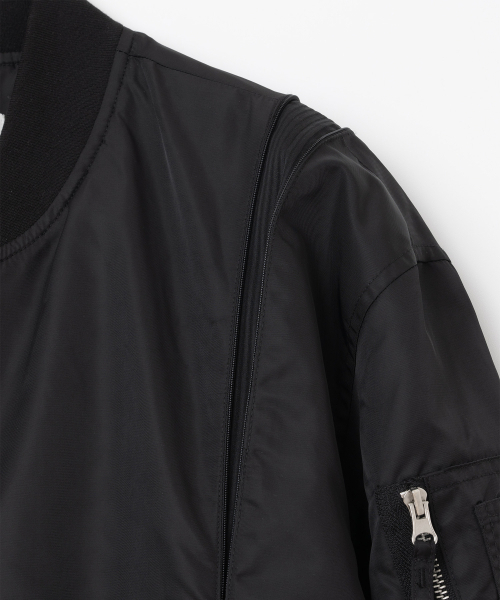 MILLO WOMEN（ミロウーマン）の「ブレンディッドフライトジャケット[ブラック]（ブルゾン・レディース・その他・SMALL/MEDIUM）」の4枚目の写真