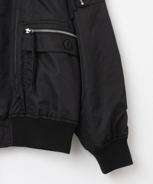 MILLO WOMEN（ミロウーマン）の「ブレンディッドフライトジャケット[ブラック]（ブルゾン・レディース・その他・SMALL/MEDIUM）」の6枚目の写真
