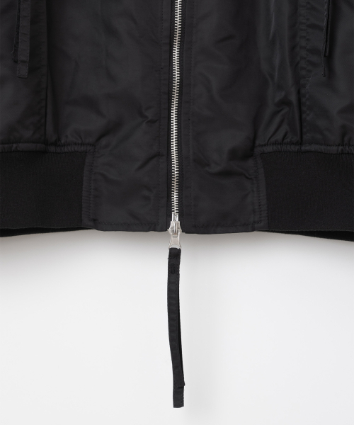 MILLO WOMEN（ミロウーマン）の「ブレンディッドフライトジャケット[ブラック]（ブルゾン・レディース・その他・SMALL/MEDIUM）」の7枚目の写真