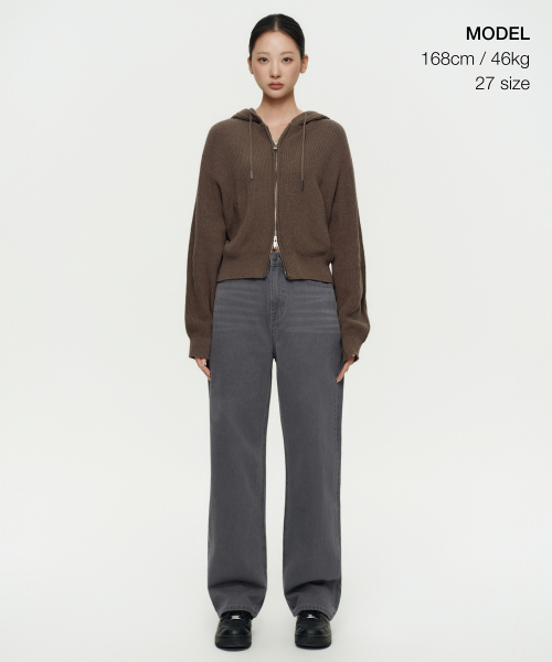 MUSINSA STANDARD WOMAN（ムシンサスタンダードウーマン）の「ウィメンズストレートデニムパンツ[グレー]（デニムパンツ・レディース・その他・32/30/23/24/25/26/27/28/29）」の17枚目の写真