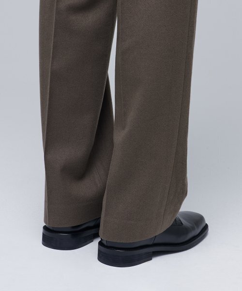 MUSINSA STANDARD(ムシンサスタンダード)の「ウールフランネルワイドスラックス【ダスティベージュ】(スラックス・メンズ・その他・40/38/42/36/34/32/30/31/33/26/27/28/29)」の8枚目の写真
