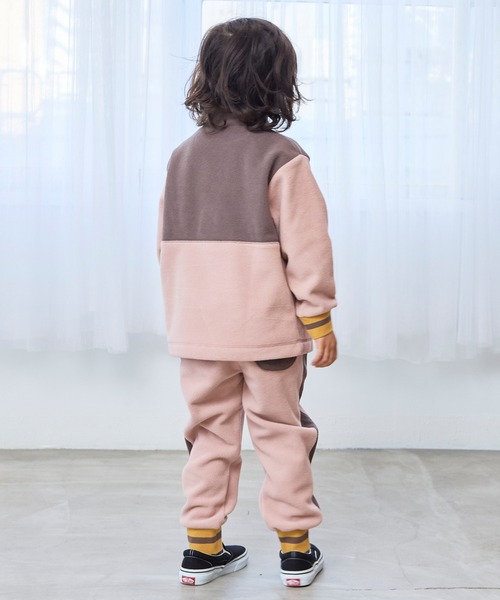 Life Support Products（ライフサポートプロダクツ）の「フリースツートンロングパンツ（その他パンツ・キッズ・ピンク/チャコール/アイボリー・80/90/100/110/120/130/140/150）」の8枚目の写真