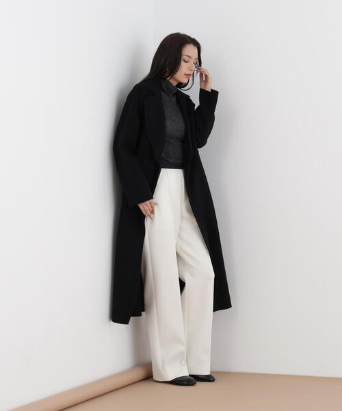 PINKY&DIANNE(ピンキーアンドダイアン)の「◆ピンタックダンボールパンツ(その他パンツ・レディース・ブラック/ホワイト系その他2・38/36)」の5枚目の写真