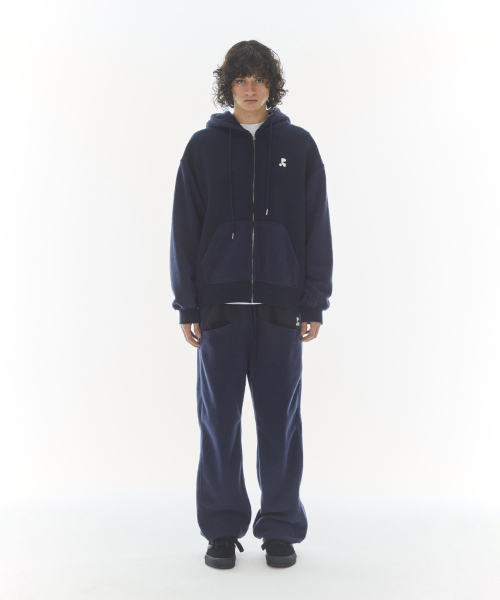 Rest&Recreation（レストアンドレクリエーション）の「COLORATION FLEECE JOGGER PANTS - NAVY（スウェットパンツ・レディース・その他・SMALL/LARGE）」の2枚目の写真