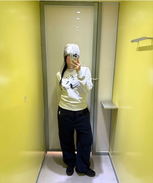 Rest&Recreation（レストアンドレクリエーション）の「COLORATION FLEECE JOGGER PANTS - NAVY（スウェットパンツ・レディース・その他・SMALL/LARGE）」の5枚目の写真