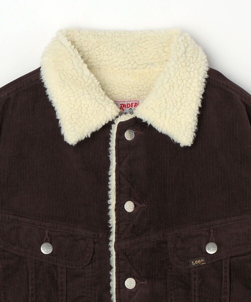 Lee（リー）の「Lee: BOA STORMRIDER コーデュロイ/デニム ボアブルゾン（ブルゾン・メンズ・ブラック/ブラウン/ネイビー・MEDIUM/LARGE）」の7枚目の写真