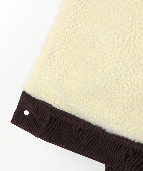 Lee（リー）の「Lee: BOA STORMRIDER コーデュロイ/デニム ボアブルゾン（ブルゾン・メンズ・ブラック/ブラウン/ネイビー・MEDIUM/LARGE）」の10枚目の写真