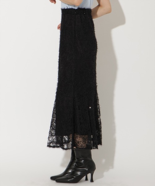 AND COUTURE(アンドクチュール)の「へアリーレースマーメイドスカート(スカート・レディース・ホワイト系その他/ブラック系その他・SMALL/MEDIUM)」の17枚目の写真