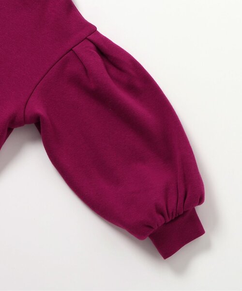 apres les cours(アプレレクール)の「【あったか】裏シャギーハートポケットワンピース_ジュニア対応(ワンピース・キッズ・ブラック/サックスブルー/ローズ・80/90/100/110/120/130/140)」の15枚目の写真