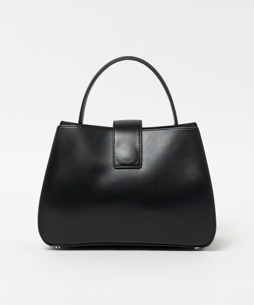 ユナイテッドアローズ　ブラックレザー ハンドバッグ BEAUTY＆YOUTH UNITED ARROWS トートバッグ スタンダード レザー ミニ