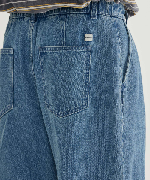 COVERNAT(カバーナット)の「2タックストリングデニムパンツ ブラック(デニムパンツ・レディース・その他・MEDIUM/SMALL/LARGE/X-LARGE)」の8枚目の写真