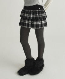 DEARSTALKER（ディアストーカー）の「VELLA CHECK CANCAN MINI SKIRT - BLACK（スカート）」