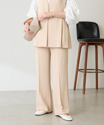 COLLAGE GALLARDAGALANTE | ツイルフレアパンツ/セットアップ可/セレモニー(その他パンツ)