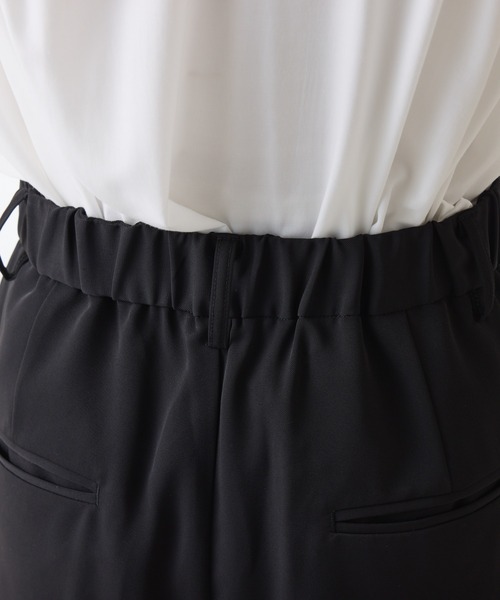 COLLAGE GALLARDAGALANTE(コラージュガリャルダガランテ)の「ツイルフレアパンツ/セットアップ可/セレモニー(その他パンツ・レディース・ブラック/ベージュ・0/1)」の19枚目の写真