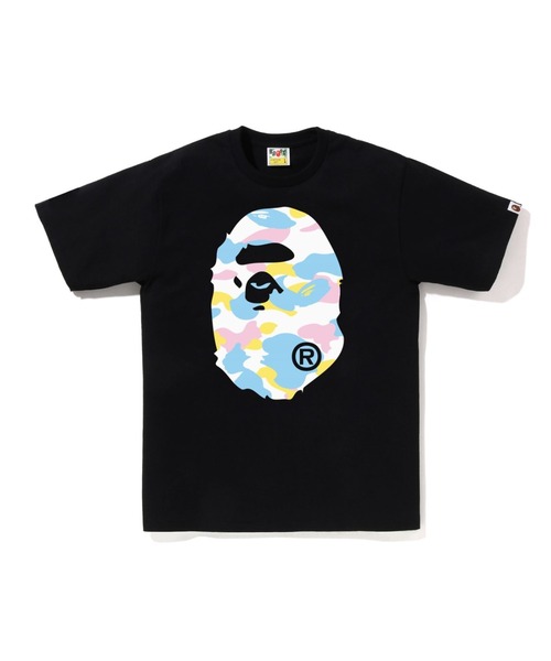 A BATHING APE(アベイシングエイプ)の「NEW MULTI CAMO BIG APE HEAD TEE(Tシャツ/カットソー・メンズ・ネイビー/ホワイト/グレー/ブラック・SMALL/X-LARGE/XX-LARGE/LARGE/MEDIUM/XXX-LARGE)」の1枚目の写真