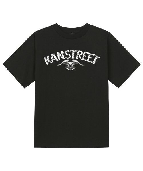 KAN6312(カン6312)の「KTB0171 レタリングイーグル半袖Tシャツ - ブラック(Tシャツ/カットソー・メンズ・その他・SMALL/MEDIUM/LARGE/X-LARGE)」の1枚目の写真