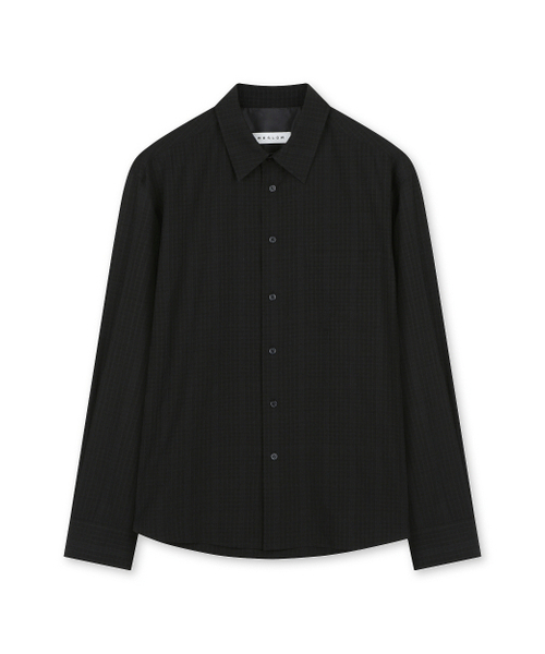 BESLOW(ビースロー)の「RELAXED CHECK SHIRT BLACK(シャツ/ブラウス・メンズ・その他・SMALL/MEDIUM/LARGE/X-LARGE)」の1枚目の写真