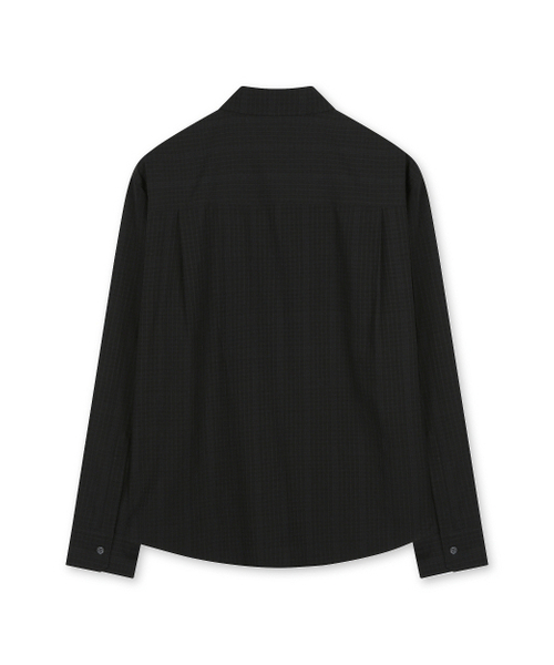 BESLOW(ビースロー)の「RELAXED CHECK SHIRT BLACK(シャツ/ブラウス・メンズ・その他・SMALL/MEDIUM/LARGE/X-LARGE)」の6枚目の写真