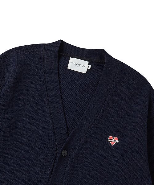 Beyond Closet(-)の「ノーマンティック ベーシックラムウールVネックカーディガンネイビー(カーディガン/ボレロ・レディース・その他・SMALL)」の5枚目の写真