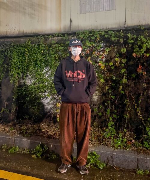 VENHIT（ベンヒット）の「MRTチェックアプリケフードパーカー_ブラック（パーカー・レディース・ブラック・MEDIUM/LARGE/X-LARGE/2XL）」の5枚目の写真