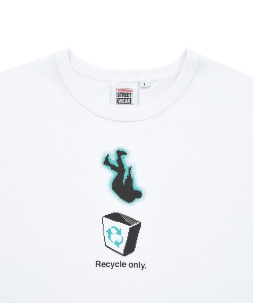 VISION STREET WEAR(ヴィジョンストリートウェア)の「VSW Recycle T-Shirts White(Tシャツ/カットソー・レディース・その他・SMALL/X-LARGE/LARGE/MEDIUM)」の3枚目の写真