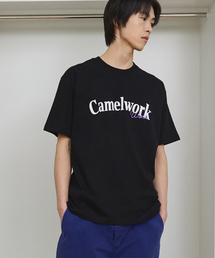 ラウンドキャリー半袖Tシャツ(ブラック)
