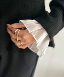 Kotoe | オーガンジー シアーフリル シンプル付け袖(アームカバー)