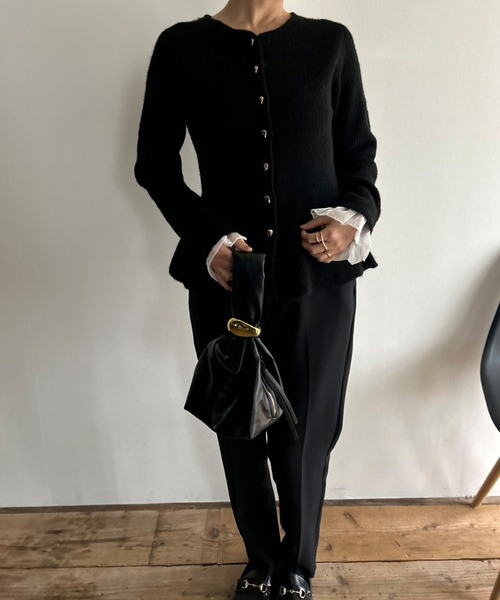 Kotoe(コトエ)の「オーガンジー シアーフリル シンプル付け袖(アームカバー・レディース・ホワイト/ブラック・FREE)」の6枚目の写真