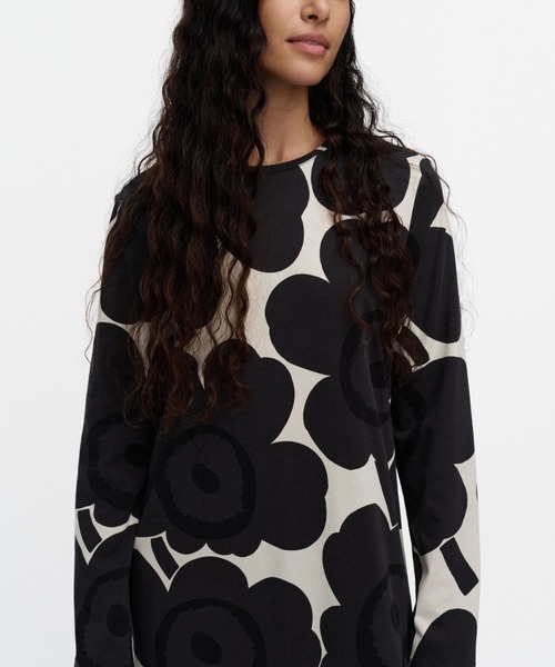 marimekko(マリメッコ)の「Sh Luonti Unikko / Dress(ワンピース・レディース・ネイビー・MEDIUM/XX-SMALL/X-SMALL/SMALL/LARGE)」の8枚目の写真
