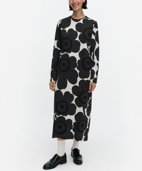 marimekko(マリメッコ)の「Sh Luonti Unikko / Dress(ワンピース・レディース・ネイビー・MEDIUM/XX-SMALL/X-SMALL/SMALL/LARGE)」の9枚目の写真