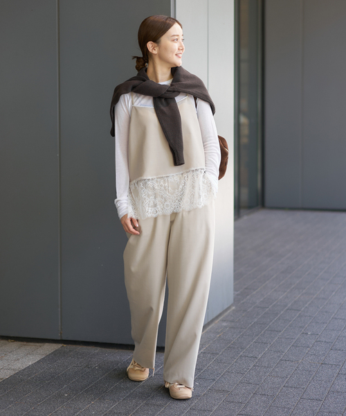 追加》レースヘムキャミソール（シャツ/ブラウス）｜IENA（イエナ）の