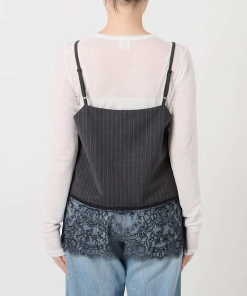 追加》レースヘムキャミソール（シャツ/ブラウス）｜IENA（イエナ）の