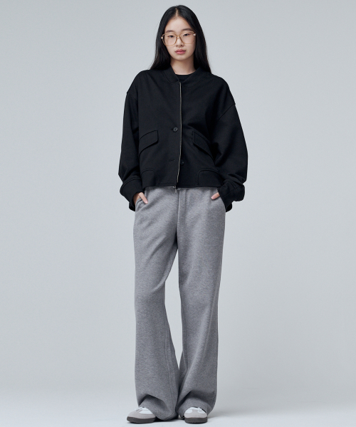 MALOUPE(マロップ)の「6309 オーバーサイズジップアップジャケット (ブラック)(その他アウター・レディース・ブラック・FREE)」の4枚目の写真