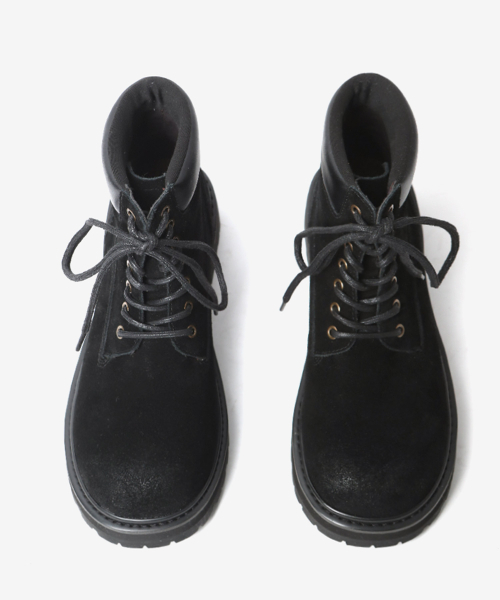 WETHEROAD（ウィーザロード）の「WTRD5117-1 Cameroon Suede 7 Hole Walker Black Washing [230-290MM]（ブーツ・メンズ・その他・23cm/24cm/25cm/26cm/27cm/28cm/29cm）」の5枚目の写真