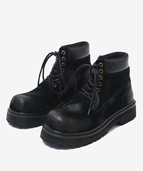 WETHEROAD（ウィーザロード）の「WTRD5117-1 Cameroon Suede 7 Hole Walker Black Washing [230-290MM]（ブーツ・メンズ・その他・23cm/24cm/25cm/26cm/27cm/28cm/29cm）」の6枚目の写真