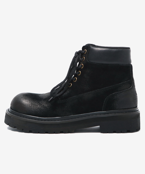 WETHEROAD（ウィーザロード）の「WTRD5117-1 Cameroon Suede 7 Hole Walker Black Washing [230-290MM]（ブーツ・メンズ・その他・23cm/24cm/25cm/26cm/27cm/28cm/29cm）」の7枚目の写真