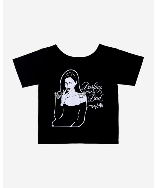 DARLING, YOU'RE BAD(ダーリンユーアーバッド)の「SMOKING ROSE TEE #BLACK(Tシャツ/カットソー・レディース・その他・FREE)」の2枚目の写真