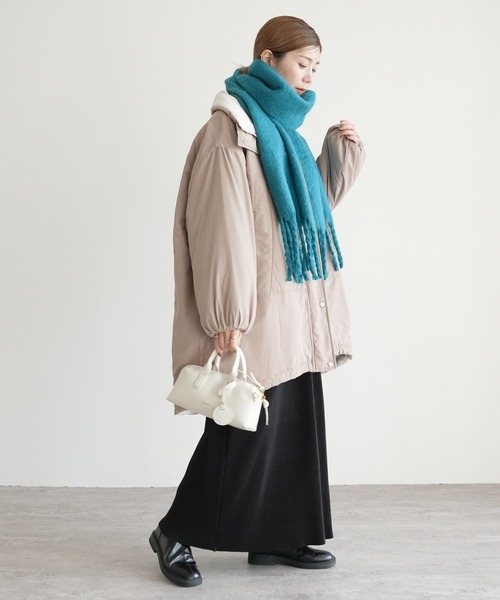 reca（レカ）の「ビッグフリンジストール（ストール/ショール・レディース・オレンジ/アイボリー/ブルー/グレー/ライム・ONE SIZE）」の18枚目の写真