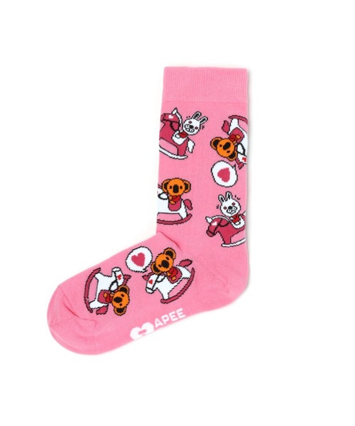 JACQUARD GRAPHIC SOCKS #8（ソックス/靴下）｜A BATHING APE（ア