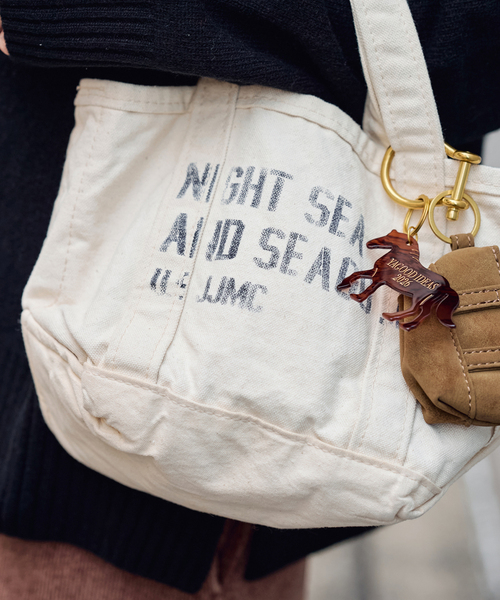 FRAMeWORK（フレームワーク）の「≪WEB限定 / 追加≫SEUVAS 別注キャンバストート S（トートバッグ・レディース・アイボリー・FREE）」の5枚目の写真