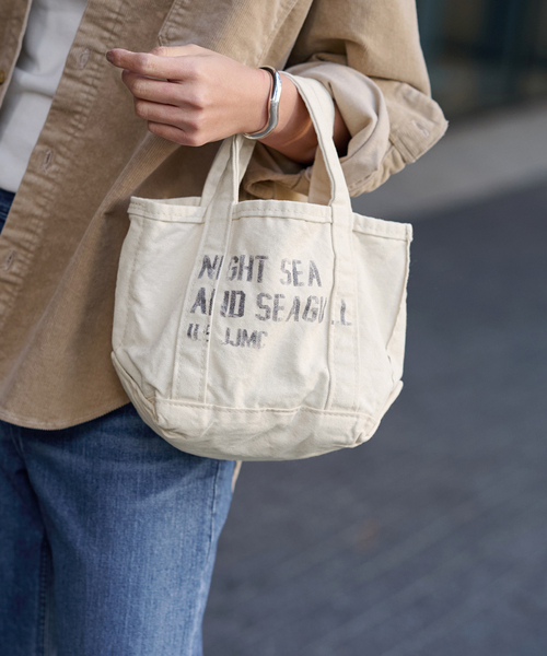 FRAMeWORK（フレームワーク）の「≪WEB限定 / 追加≫SEUVAS 別注キャンバストート S（トートバッグ・レディース・アイボリー・FREE）」の10枚目の写真
