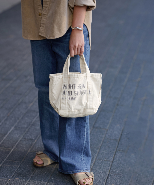 FRAMeWORK（フレームワーク）の「≪WEB限定 / 追加≫SEUVAS 別注キャンバストート S（トートバッグ・レディース・アイボリー・FREE）」の11枚目の写真