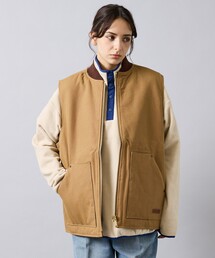 POLeR（ポーラー）の「【POLER/ポーラー】DUCK CANVAS VEST/中綿/ユニセックス（ブルゾン）」