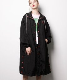 Monkey Flower（モンキーフラワー）の「共用 春秋用 ウィンドブレーカーコート/SS2WCT01U ブラック（トレンチコート）」