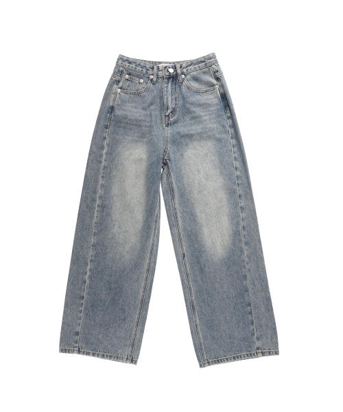 ACUD(アクド)の「Structure Washing Denim(デニムパンツ・レディース・スカイブルー・MEDIUM/SMALL)」の3枚目の写真